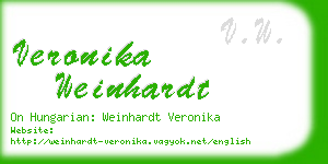 veronika weinhardt business card